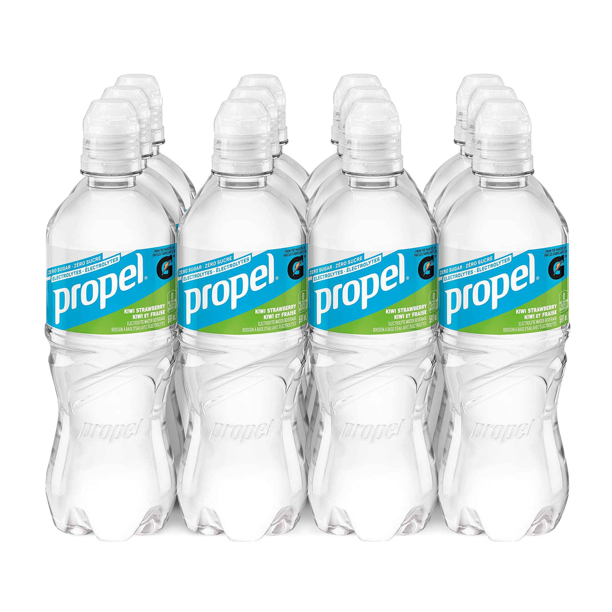 Propel Kiwi Strawberry enhanced water with Gatorade electrolytes, 591 mL bottles, 12 pack 🍁 All In One Marketplace Canada