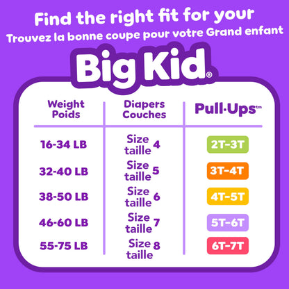Pull-Ups Girls' Potty Training Pants, Easy Open, 4T-5T, 56ct, Giga Pack 🍁 All In One Marketplace Canada