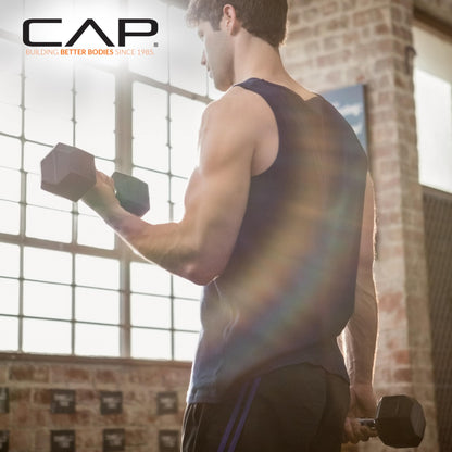 CAP Barbell 25 lb Rubber Coated Hex Dumbbell 🍁 All In One Marketplace Canada