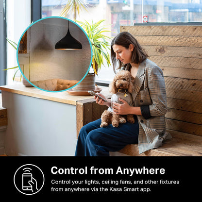 Kasa Smart Single Pole Dimmer Switch by TP-Link (HS220P3)- 2.4GHz Wi-Fi Connection Required, Dimmer Light Switch for LED Lights, Works with Alexa and Google Home, UL Certified, 3-Pack ,white 🍁 All In One Marketplace Canada