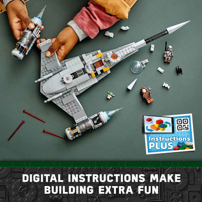 LEGO Star Wars The Mandalorian's N-1 Starfighter 75325 Building Set - The Book of Boba Fett, Featuring Baby Yoda Grogu and Droid Toy Figures, Birthday Gift idea for Kids, Boys & Girls Ages 9+ 🍁 All In One Marketplace Canada