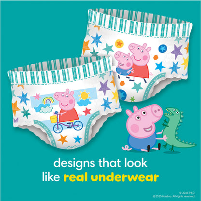 Pampers Easy Ups Girls & Boys Potty Training Pants, Size 5 (3T4T), 66 Count, Peppa Absorbent Training Underwear, Up to 100% Leakproof Day and Night, Hypoallergenic 🍁 All In One Marketplace Canada