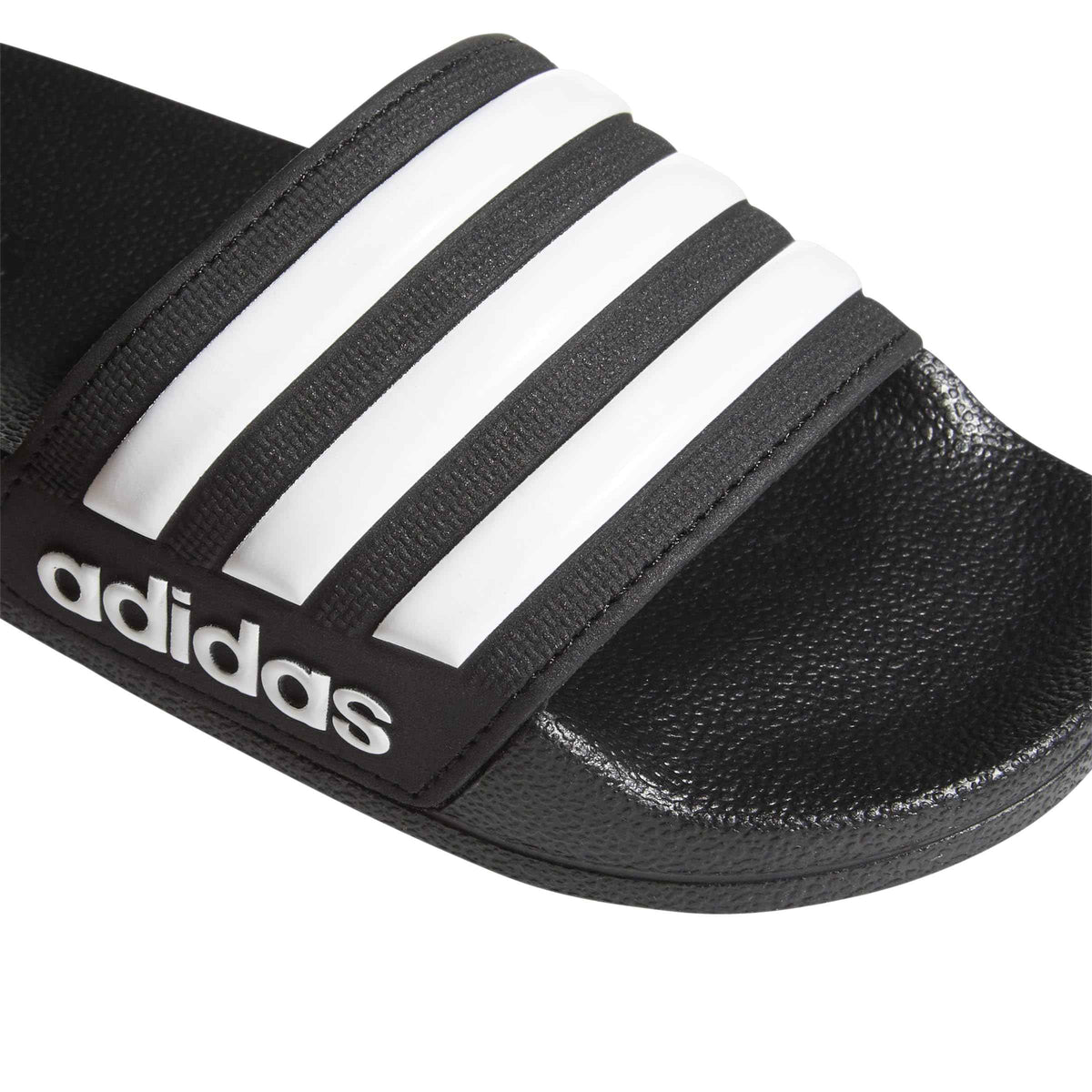 adidas Unisex Kids Adilette Shower, Core Black/White/Core Black, 4/Big Kid 🍁 All In One Marketplace Canada