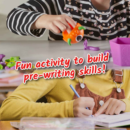 hand2mind Grab that Monster Fine Motor Activity Set, Occupational Therapy Toys, Fine Motor Skills Toys for Toddlers, Pincer Grasp Toys, Play Therapy Games for Kids, Halloween Toys for Kids 3-5