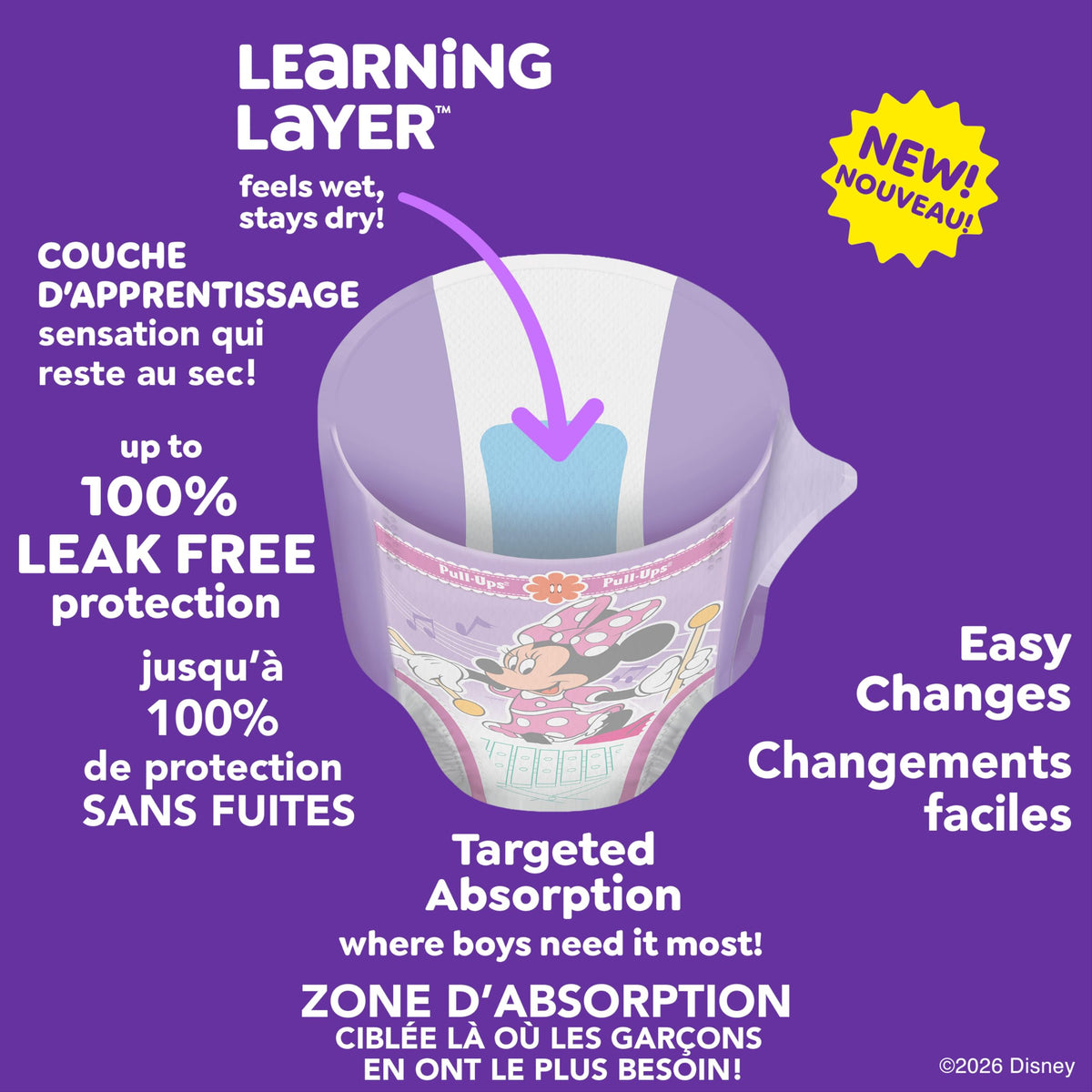 Pull-Ups Girls' Potty Training Pants, 3T-4T (32-40 lbs), 112 Count 🍁 All In One Marketplace Canada