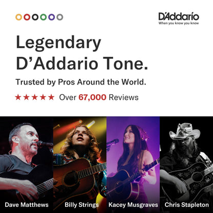 D'Addario EJ16 Phosphor Bronze Acoustic Guitars Strings 3 Pack - Light 12-53 🍁 All In One Marketplace Canada