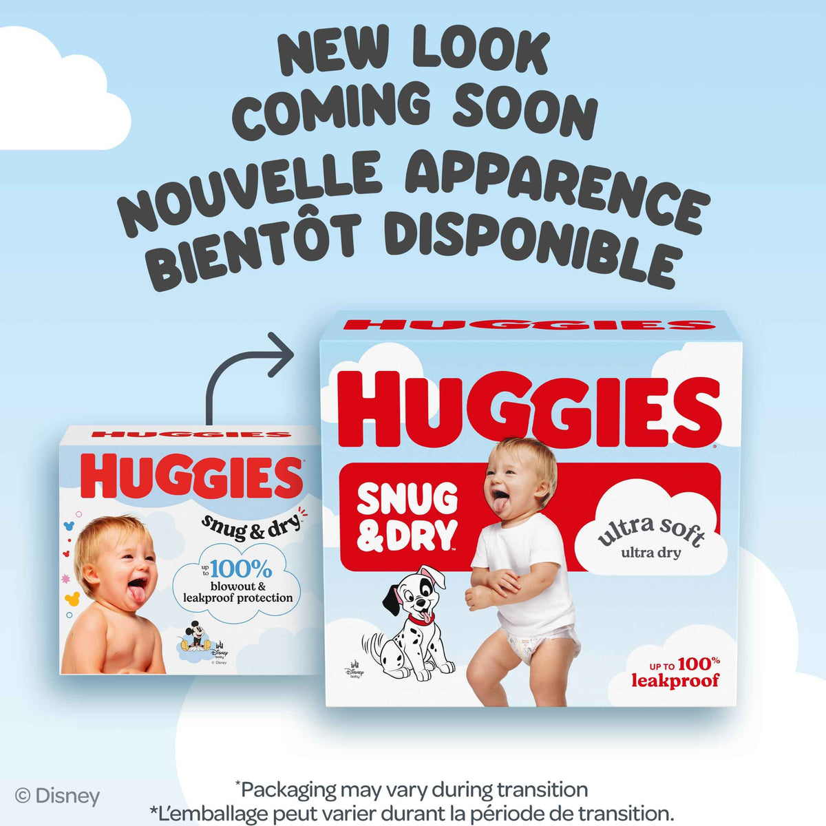 Huggies Size 1 Diapers, Snug & Dry Newborn Diapers, Size 1 (8-14 lbs), 256 Count (4 Packs of 64), Packaging May Vary 🍁 All In One Marketplace Canada