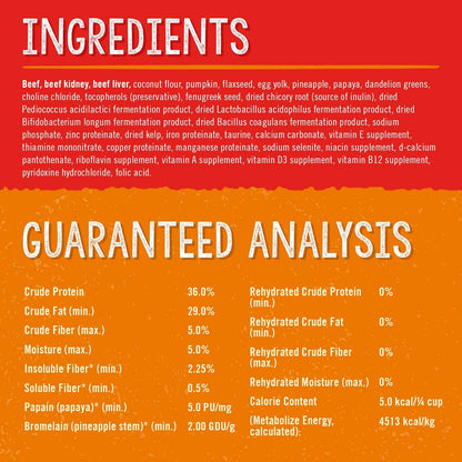 Stella & Chewy's Stella's Solutions Digestive Support Grass-Fed Beef Dinner Morsels Freeze-Dried Raw Dog Food, 368g 🍁 All In One Marketplace Canada
