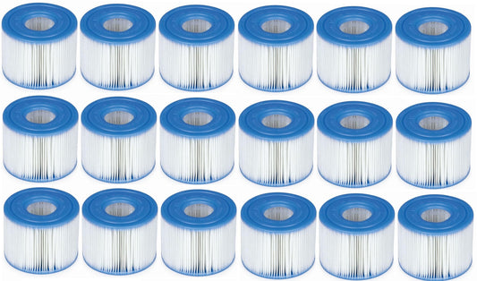 Intex 29011E PureSpa Type S1 Heavy Duty Easy Set Dacron Paper Hot Tub Spa Filter Replacement Cartridge for Various PureSpa Models, 6 Pack 🍁 All In One Marketplace Canada