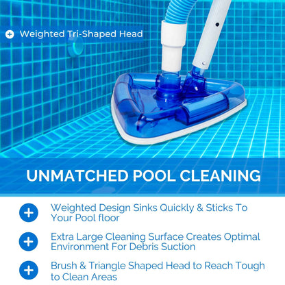 Solstice by International Leisure Products Swimline Hydro Tools 8145 Clear Weighted Triangle Pool Vacuum Head 🍁 All In One Marketplace Canada