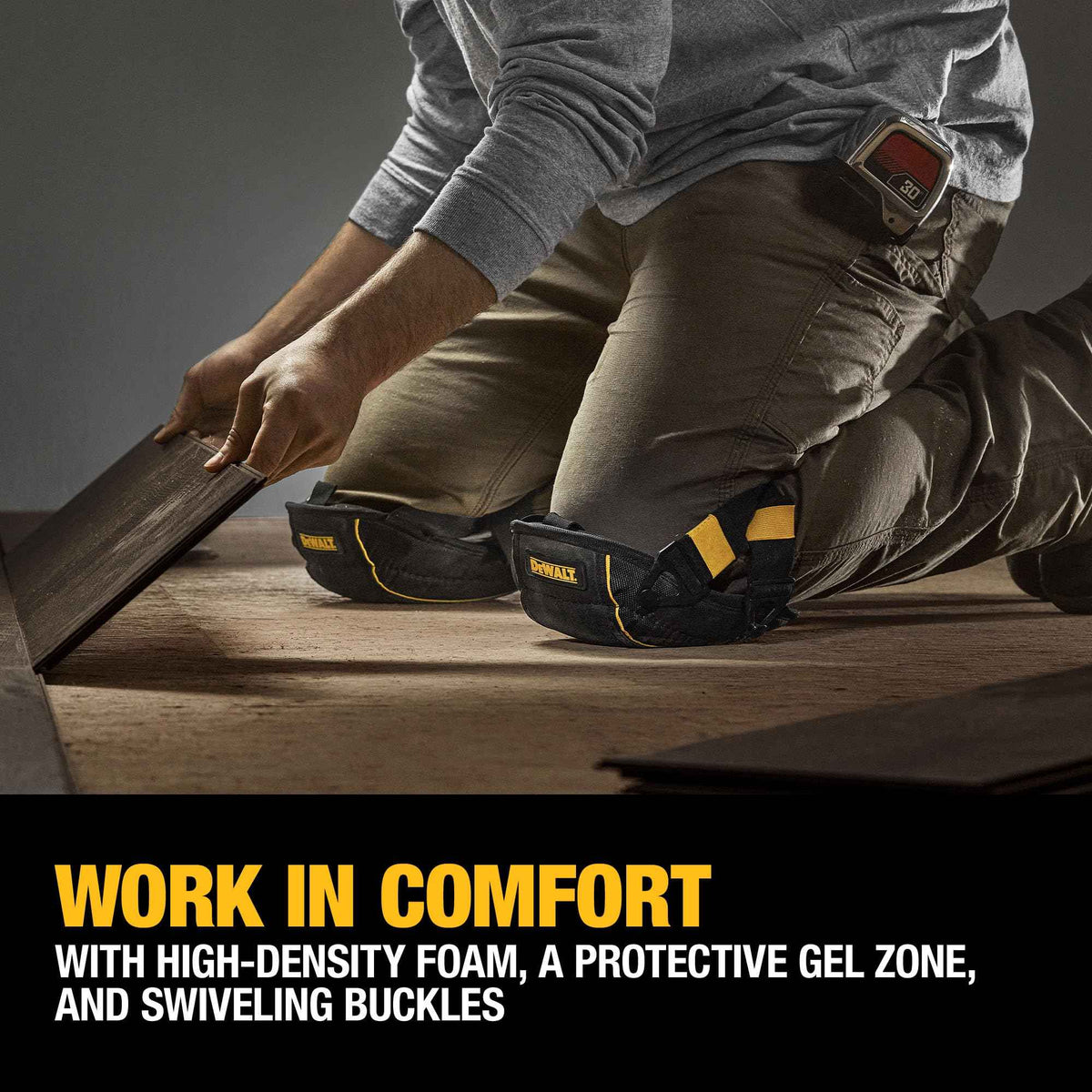 DEWALT Flooring Knee Pads with Comfort Gel, High Density Foam (DWST590014) 🍁 All In One Marketplace Canada