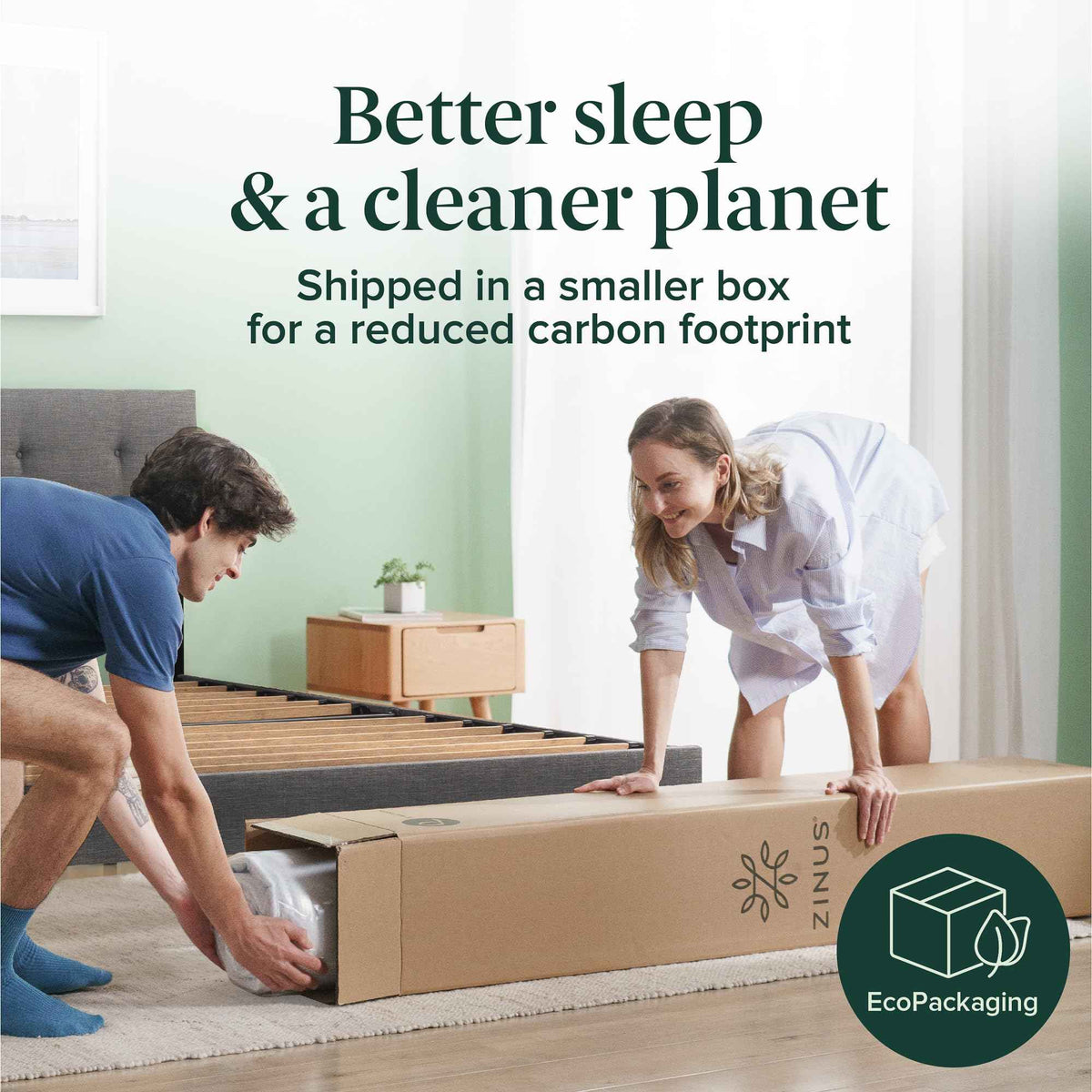 Zinus 6 Inch Foam and Spring Hybrid Mattress [New Version], Twin XL, Fiberglass Free, Medium Firmness, Durable Support, Certified Safe Foams & Fabric, Mattress in A Box 🍁 All In One Marketplace Canada
