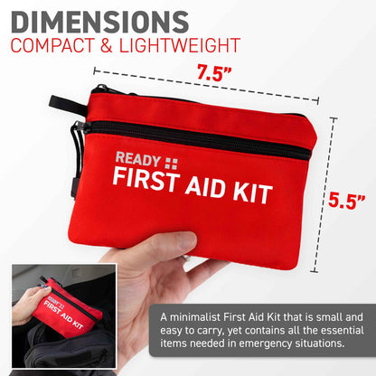 Ready First Aid 107 Piece First Aid Kit - Camping, First Aid Kit, Camping Essentials, Hiking, Home Essentials, Car Emergency Kit, Hiking Gear, First Aid Kit Travel, Car Essentials, Survival Stuff 🍁 All In One Marketplace Canada