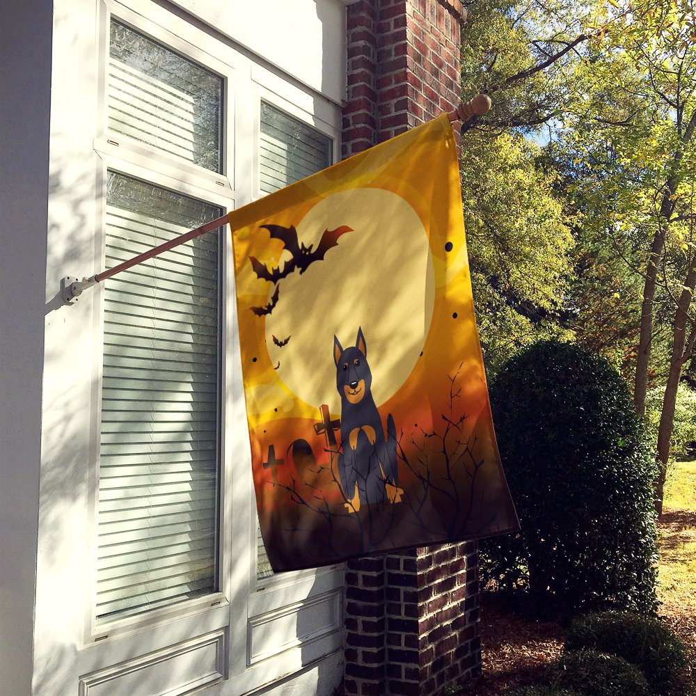 Caroline's Treasures BB4346CHF Halloween Beauce Shepherd Dog Flag Canvas House Size, Large, Multicolor