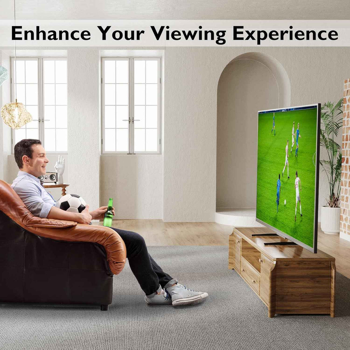 GPlus+ Universal Table Top TV Stand for Most 23 to 75 inch LCD LED Plasma Flat Screen TVs, TV Base Height Adjustable Leg Stand Holds up to 88 lbs/40Kg, VESA up to 800x600mm, LDT03-26L 🍁 All In One Marketplace Canada