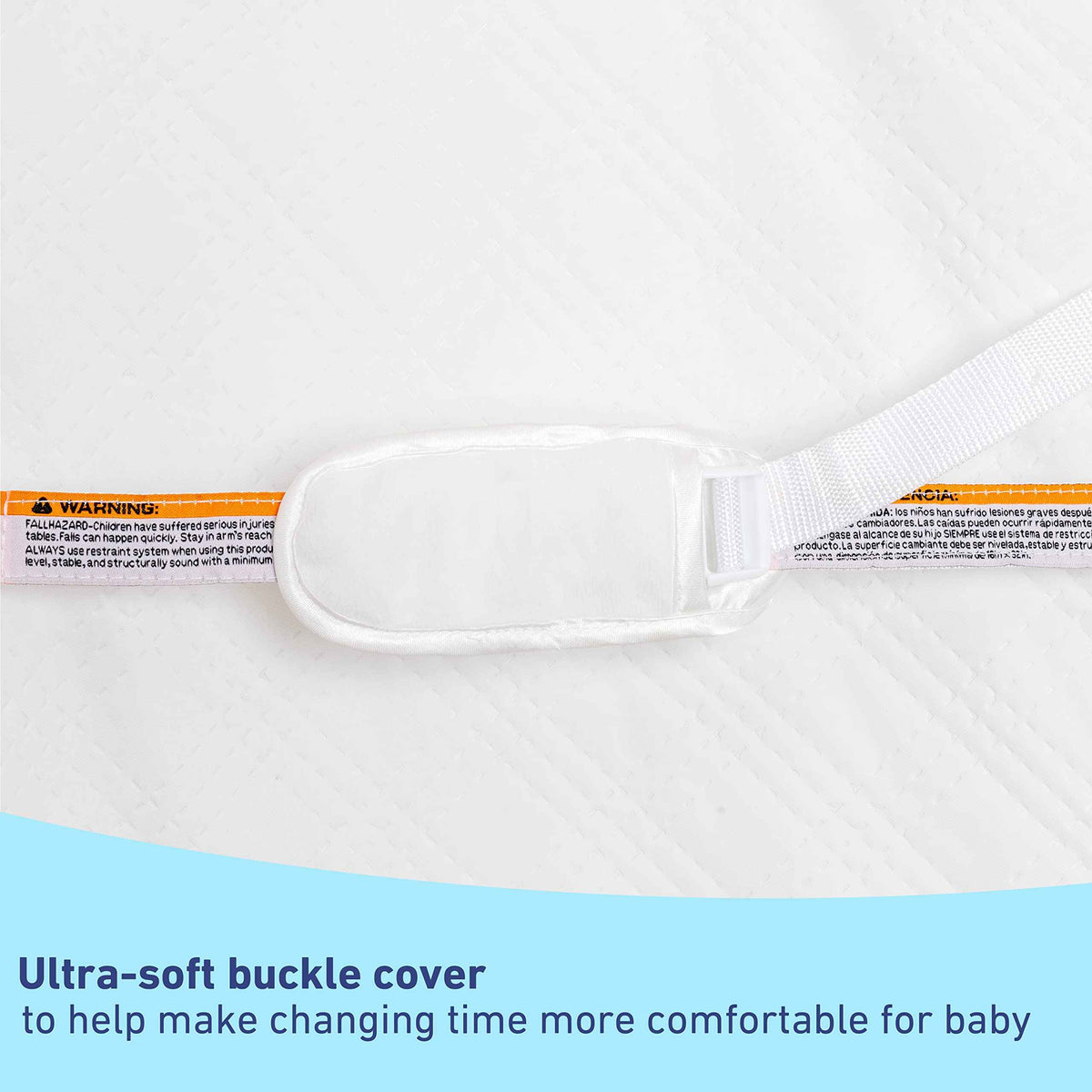 Graco Premium Contoured Changing Pad – GREENGUARD Gold Certified, Water-Resistant, Ultra-Soft Buckle Cover, Contoured Baby Changing Pad, Fits Most Standard-Size Changing Toppers, Non-Skid Bottom 🍁 All In One Marketplace Canada