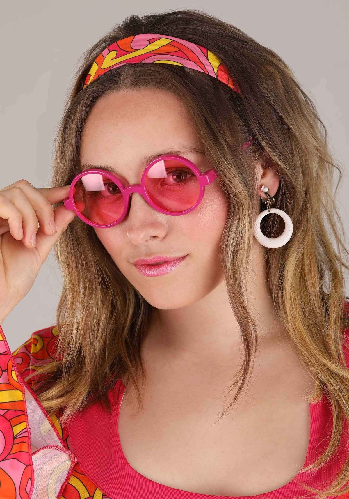 DreamGirl Adult Womens 70s Disco Costume, Groovy Go Go Dancer Outfit, Womens Go Gorgeous Halloween Costume Small