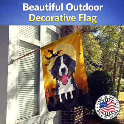 Caroline's Treasures BB1795CHF Halloween Bernese Mountain Dog Canvas House Size Flag, Multicolor, Large