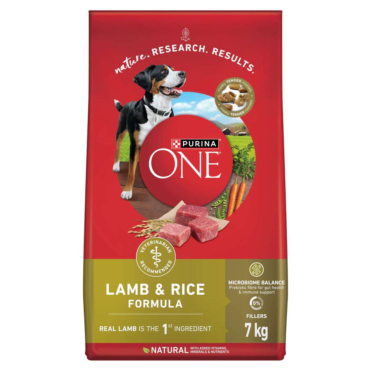 Purina ONE Dry Dog Food, Microbiome Balance Lamb & Rice - 7 kg Bag (1 Pack) 🍁 All In One Marketplace Canada