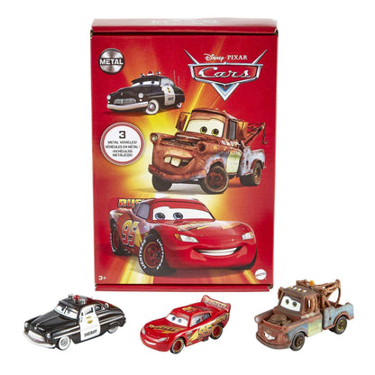 Mattel Disney and Pixar Cars Toys, Radiator Springs 3-Pack of Die-cast Toy Cars & Trucks with Lightning McQueen, Mater & Sheriff 🍁 All In One Marketplace Canada