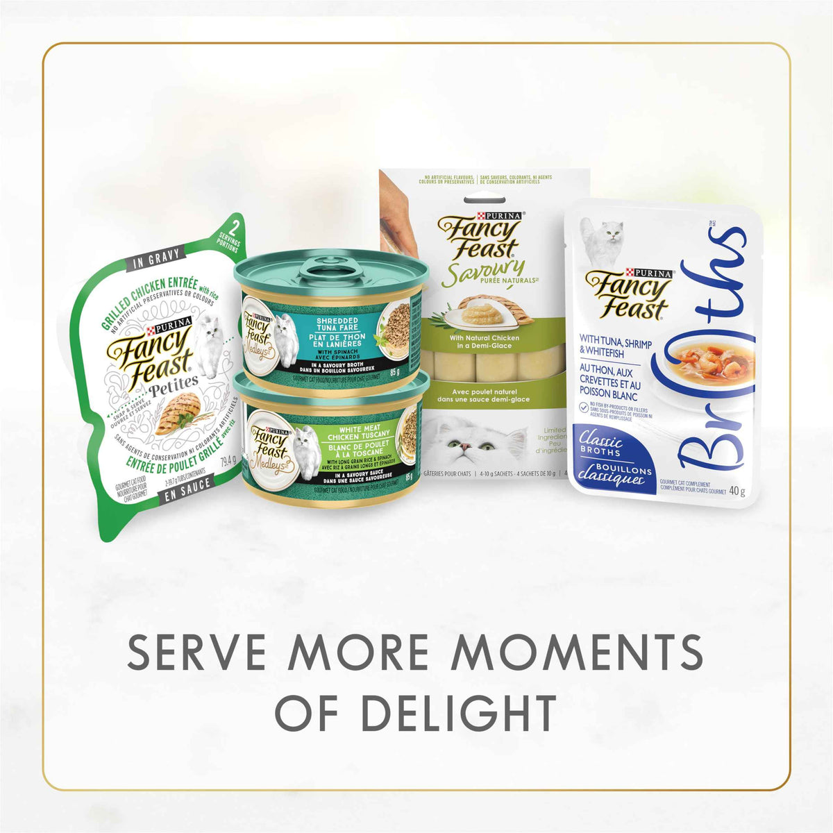 Fancy Feast Wet Cat Food, Pate Salmon & Shrimp Feast - 85 g Can (24 Pack) 🍁 All In One Marketplace Canada