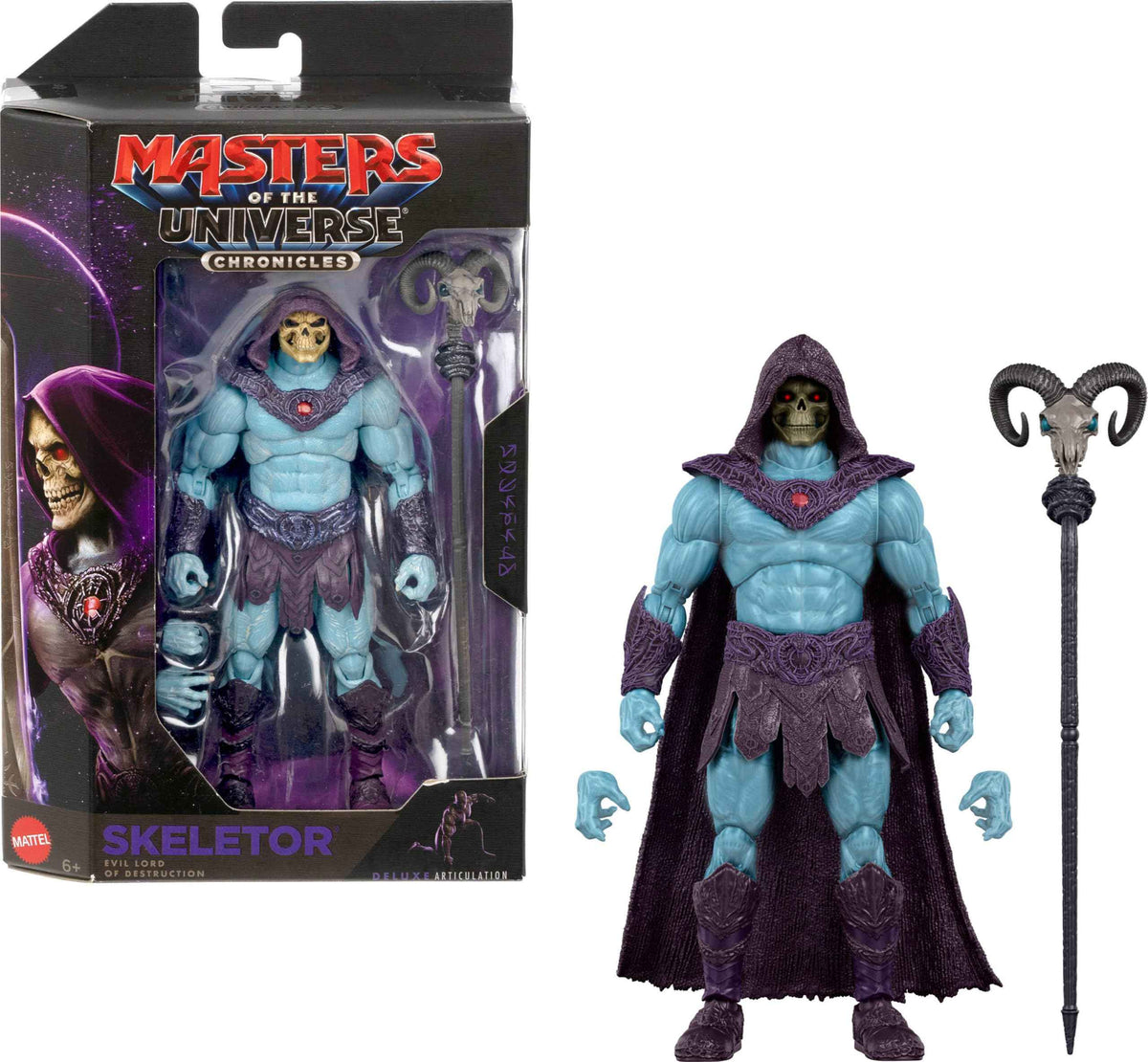 Masters of the Universe Action Figure Chronicles Skeletor, 6.5 Inch Scale 2026 Movie Accurate Villain, Deluxe Articulation 🍁 All In One Marketplace Canada