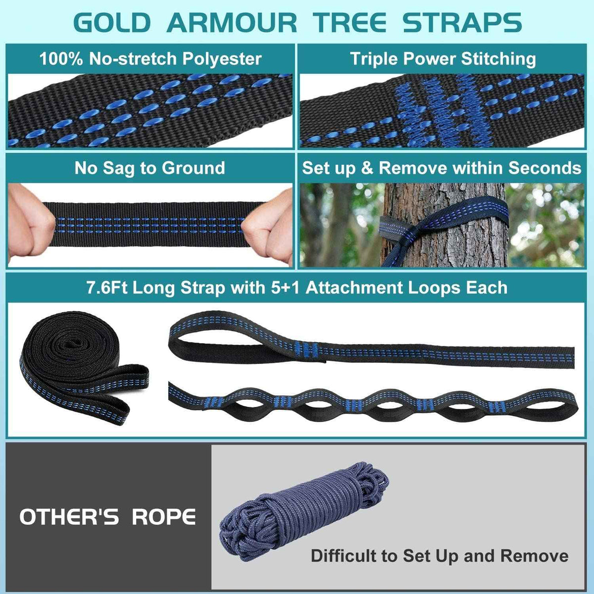 Camping Hammock Portable Nylon Hammocks with Tree Straps Single Lightweigtht Hammock Swing for Outdoors, Backpacking, Camping, Travel, Beach, Garden, Breathable & Quick Drying Parachute 🍁 All In One Marketplace Canada