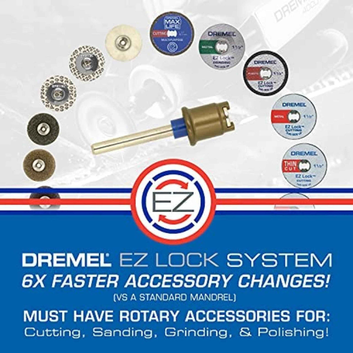 Dremel EZ456B 1 1/2-Inch EZ Lock Rotary Tool Cut-Off Wheels- Rotary Tool Cutting Accessories, Perfect for Slicing Sheet Metal and Copper Pipe, 12 Pieces 🍁 All In One Marketplace Canada