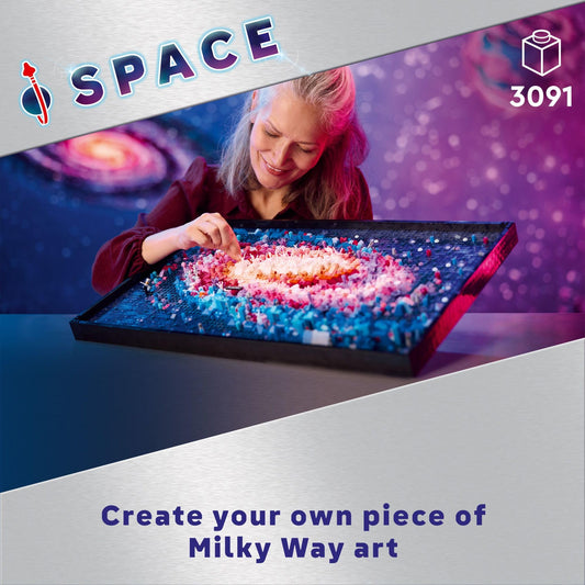 LEGO Art The Milky Way Galaxy Wall Art Décor, Space and Astronomy Gift, Building Set for Adults, Creative Activity for Art and Design Lovers, Home Décor Ideas for Living Room, 31212 🍁 All In One Marketplace Canada