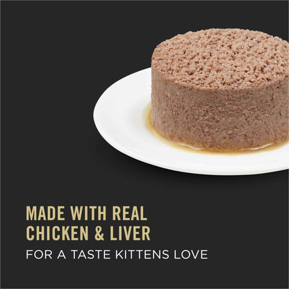 Purina Pro Plan Wet Cat Food, Focus, Kitten Chicken and Liver Entrée, 3-Ounce Can, Pack of 24 🍁 All In One Marketplace Canada