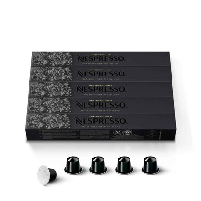 Nespresso Original Ristretto Coffee Pods, Dark Roast, Intensity 10, 50 Pods 🍁 All In One Marketplace Canada
