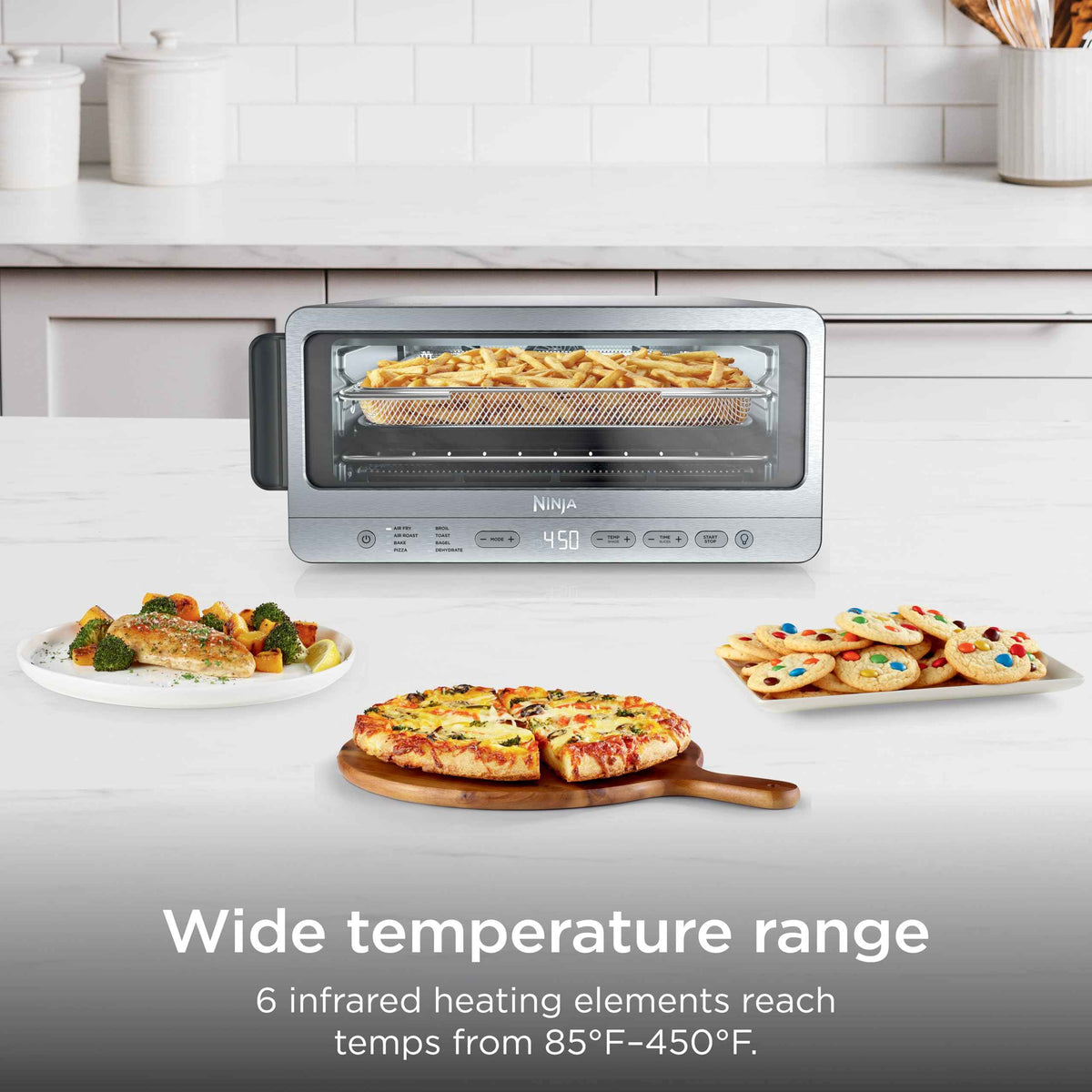 Ninja Flip Toaster Oven & Air Fryer, 8-in-1 Functionality, Flip Up & Away Capability for Storage Space SP151C (Canadian Edition) 🍁 All In One Marketplace Canada