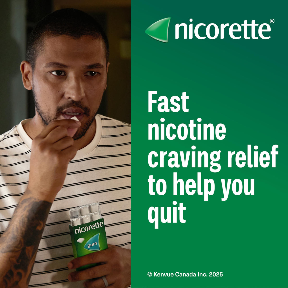 Nicorette 4mg Nicotine Gum, Mint – Quit Smoking Aid with Fast Craving and Withdrawal Relief, Nicotine Replacement Therapy (NRT), Teeth Whitening, 210 Pieces (Value Size) 🍁 All In One Marketplace Canada