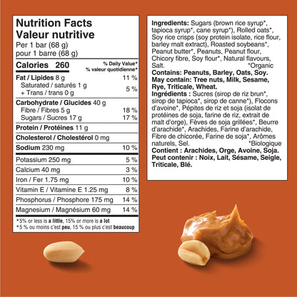 CLIF BAR Energy Bars, Crunchy Peanut Butter, Granola Bar, High in Protein, Contains 70% Organic Ingredients, 1.02 kg (Pack of 15) 🍁 All In One Marketplace Canada