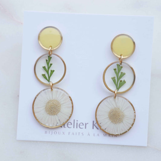 Boucles d'oreilles trio - rond