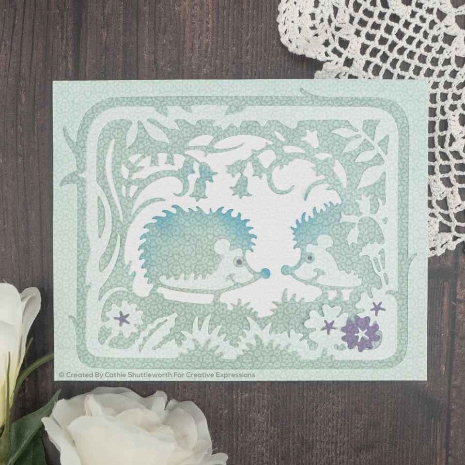 Creative Expressions Paper Cuts Hedgehog Hollow Craft Die