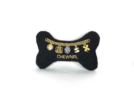 Chewnel Bone Toy – Plush Dog Toy