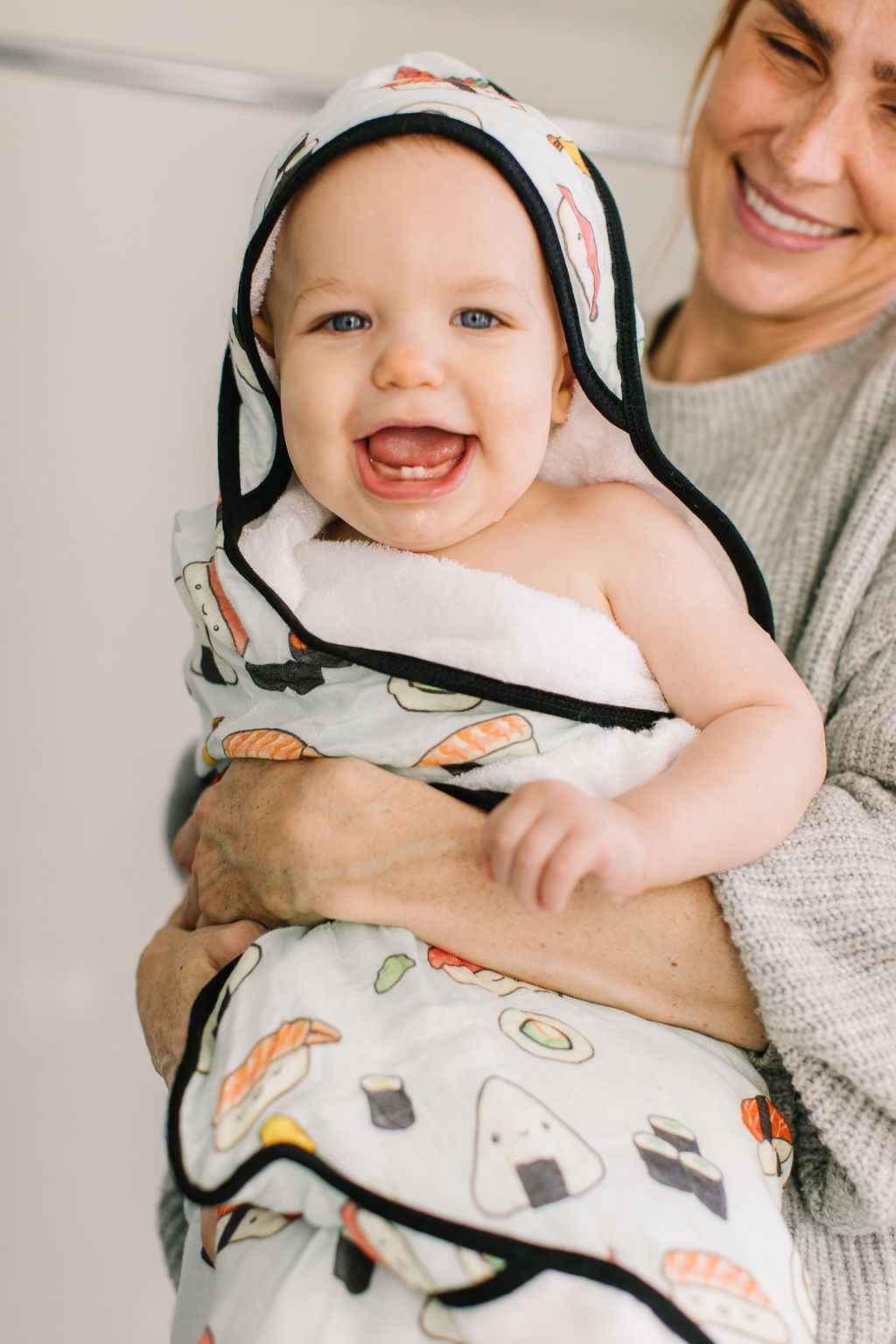Hooded Towel Set - Sushi