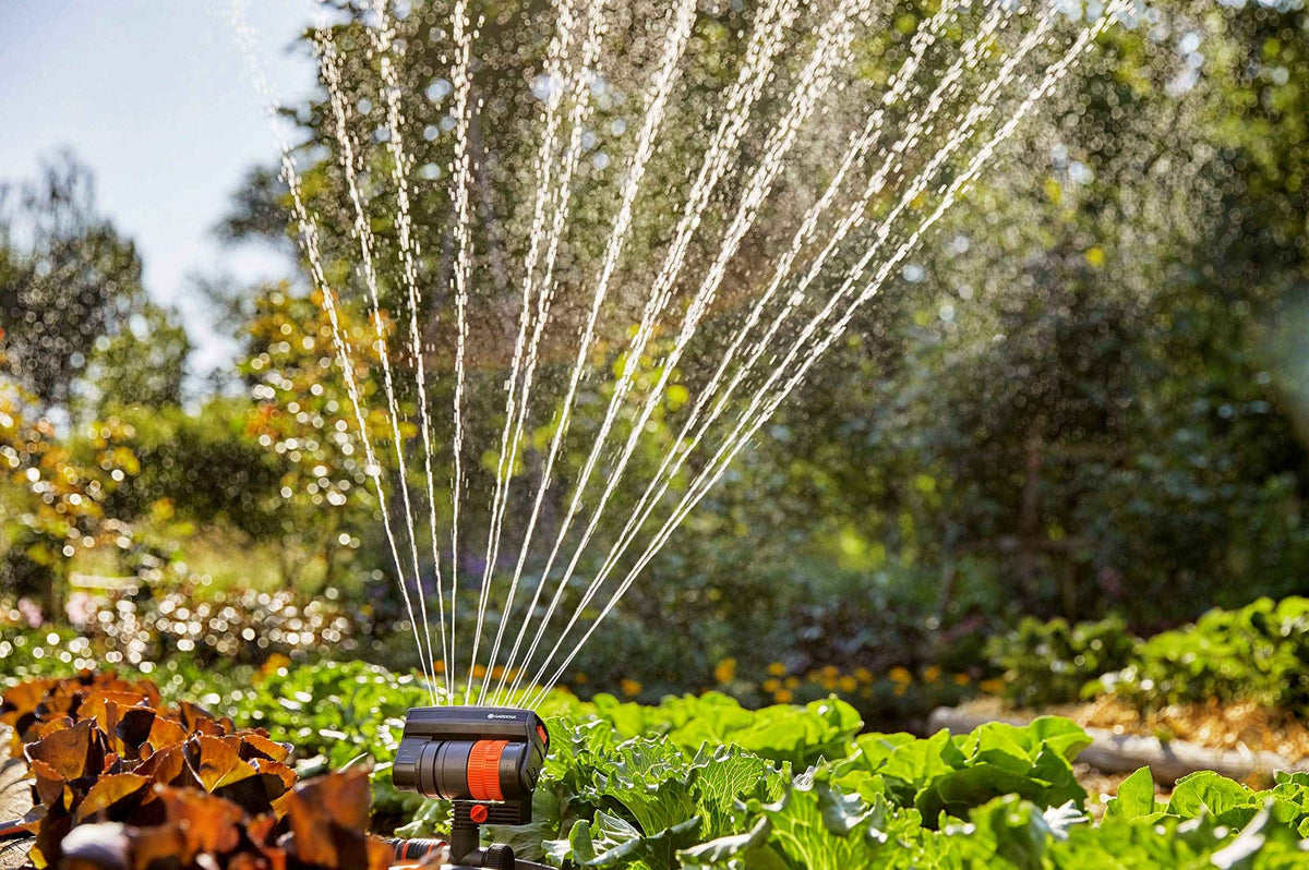 Gardena 69-84BZMX Frost-Proof ZoomMaxx Oscillating Sprinkler with Timer, 2,300 Sq. Ft., Weighted Base, Includes Water Timer, Made in Germany 🍁 All In One Marketplace Canada