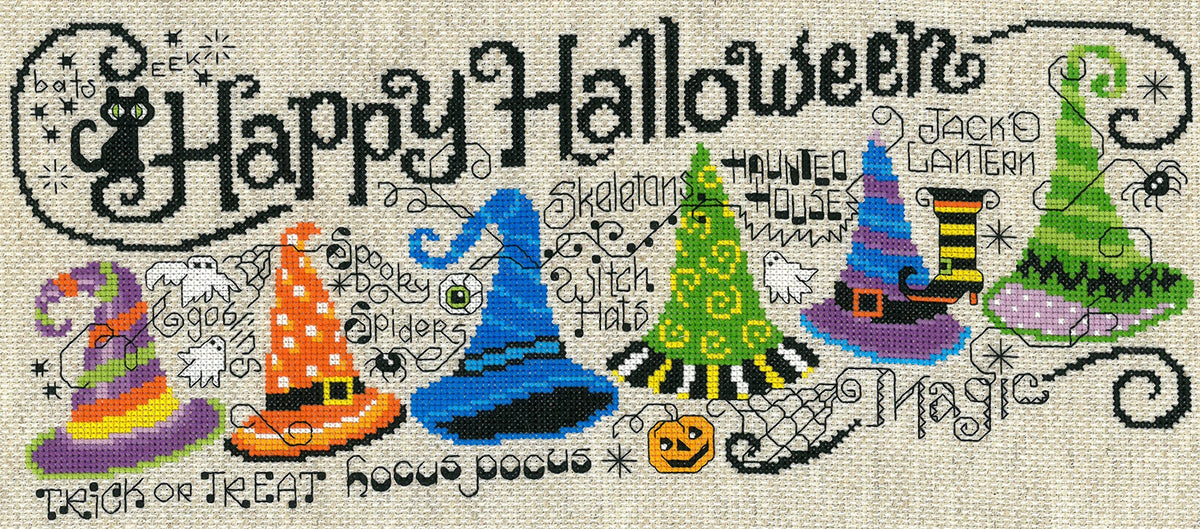 Imaginating Cross Stitch, Halloween Hocus Pocus (14 Count)