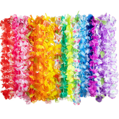 Joyin Toy 36 Counts Hawaiian Leis Bulk, Tropical Flower Lei Hawaiian Lei Beach Hawaii Luau Party Favors Decoration Birthday Party Supplies(3 Dozen) 🍁 All In One Marketplace Canada