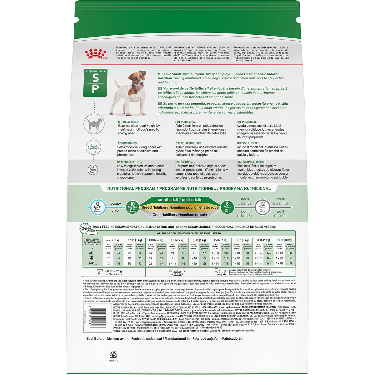 Royal Canin Size Health Nutrition Small Breed Dog Food Dry, Supports Healthy Weight, Digestive Health and Healthy Skin and Coat, 14 lb Bag 🍁 All In One Marketplace Canada