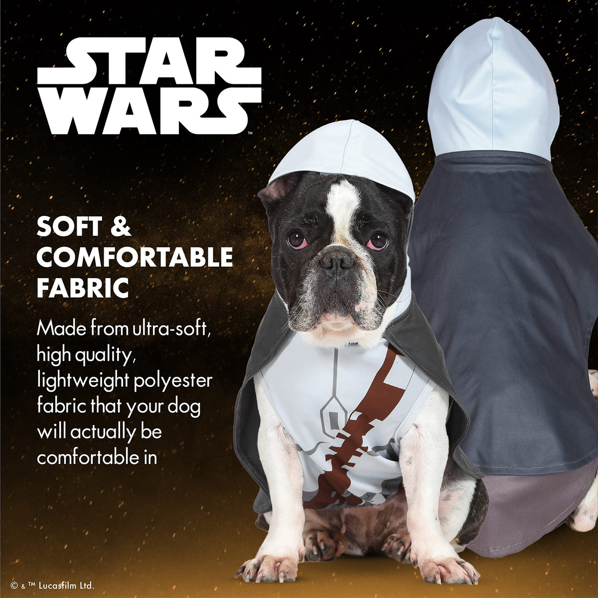 Star Wars for Pets The Mandalorian Dog Costume, Medium