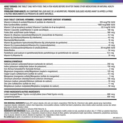 Centrum Men 50 Plus Multivitamins/Minerals Supplement for Men 50+, 90 Tablets (Packaging May Vary) 🍁 All In One Marketplace Canada