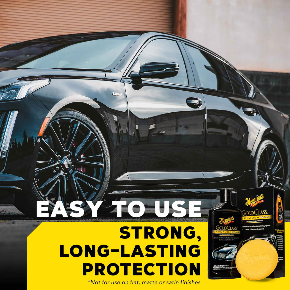 Meguiar's Gold Class Carnauba Plus Premium Liquid Wax Kit, Car Detailing Kit with a Pure Carnauba Wax Blend and a Foam Applicator Pad for Keeping Glossy Paint Protected Like a Pro, 16 Oz Bottle 🍁 All In One Marketplace Canada