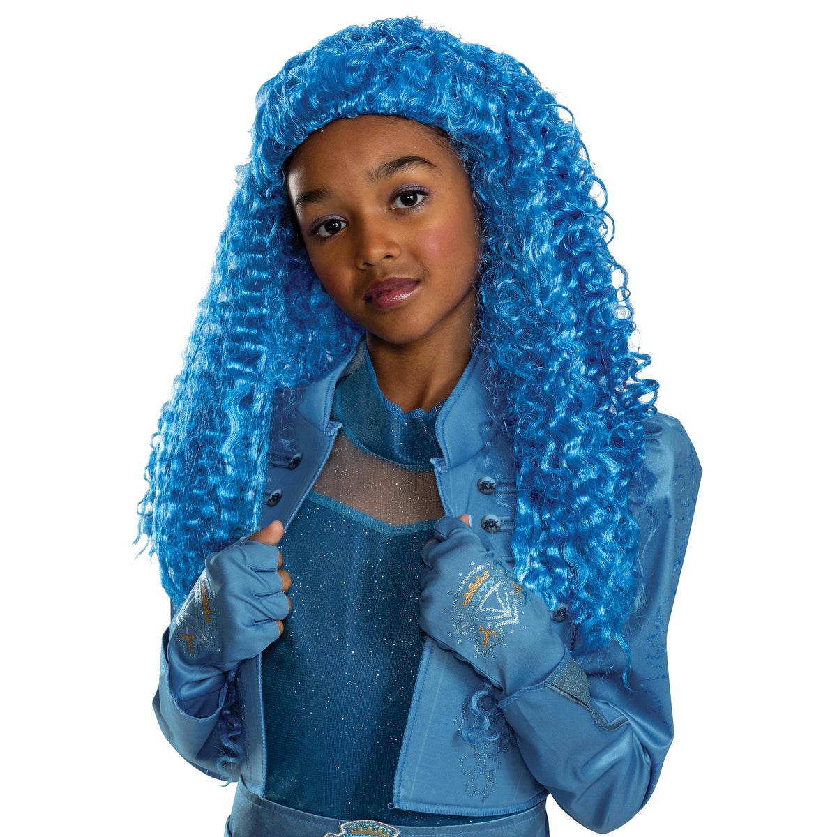 Disney Descendants Chloe Wig, Official Wicked Wonderland Halloween Costume Accessory for Kids