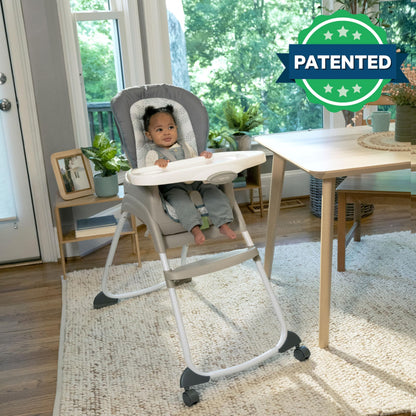 Ingenuity Full Course 6-in-1 High Chair - Baby to 5 Years Old, 6 Convertible Modes, 2 Dishwasher Safe Trays - Astro 🍁 All In One Marketplace Canada