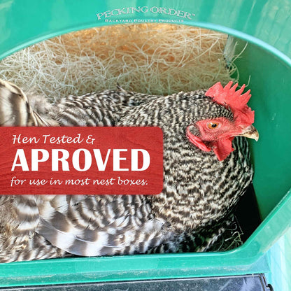 Nest Box Pads for Chicken Nesting Boxes - 13 x 13 Pads Made in USA from Sustainably Sourced Aspen Excelsior (5 Pack) 🍁 All In One Marketplace Canada