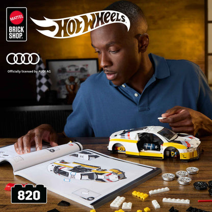 Mattel Brick Shop Hot Wheels Elite Series ’15 Audi R8 LMS Building Set 🍁 All In One Marketplace Canada