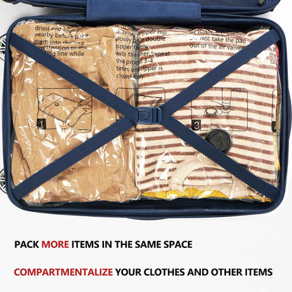 Vacuum Storage Bags 20 Combo, Space Saver Bags with Travel Electric Pump, Compression Airtight Sealer Bags for Clothes, Bedding, Pillows, Comforters, Blankets 🍁 All In One Marketplace Canada